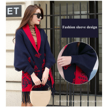 Elegant women winter pashmina scarf printing sleeves shawls